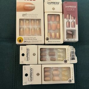 NWOT New Impress Kiss Press On Nail Lot